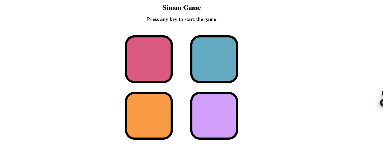 Simon Says game preview